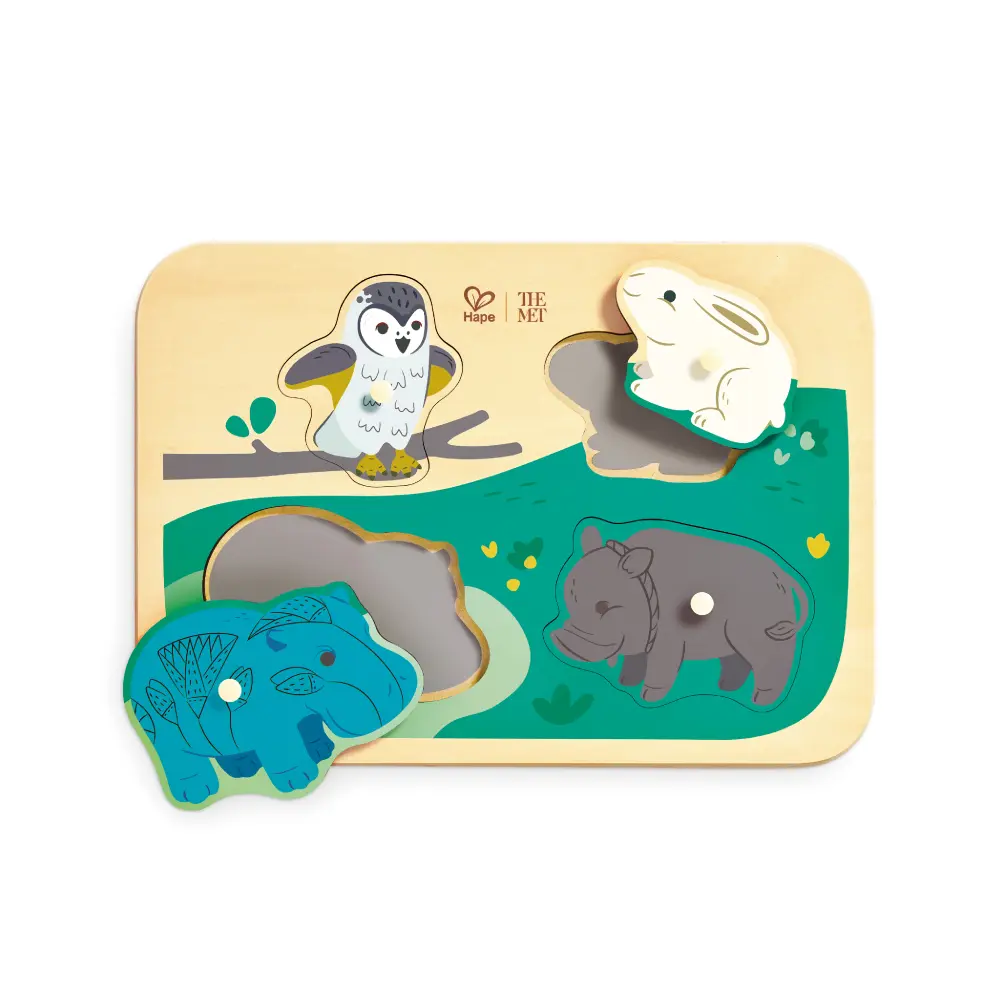 德國Hape MET動物好朋友手抓板