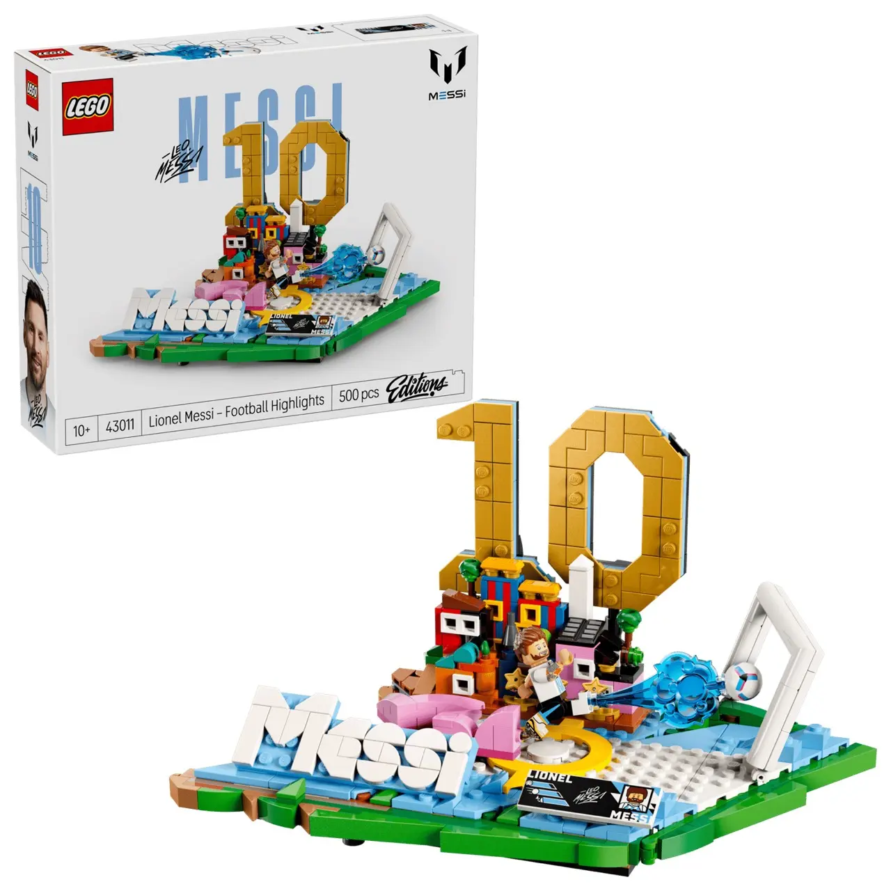 拼出冠軍夢➤LEGO樂高積木/ Edition/ 43011/ Lionel Messi/ 足壇焦點