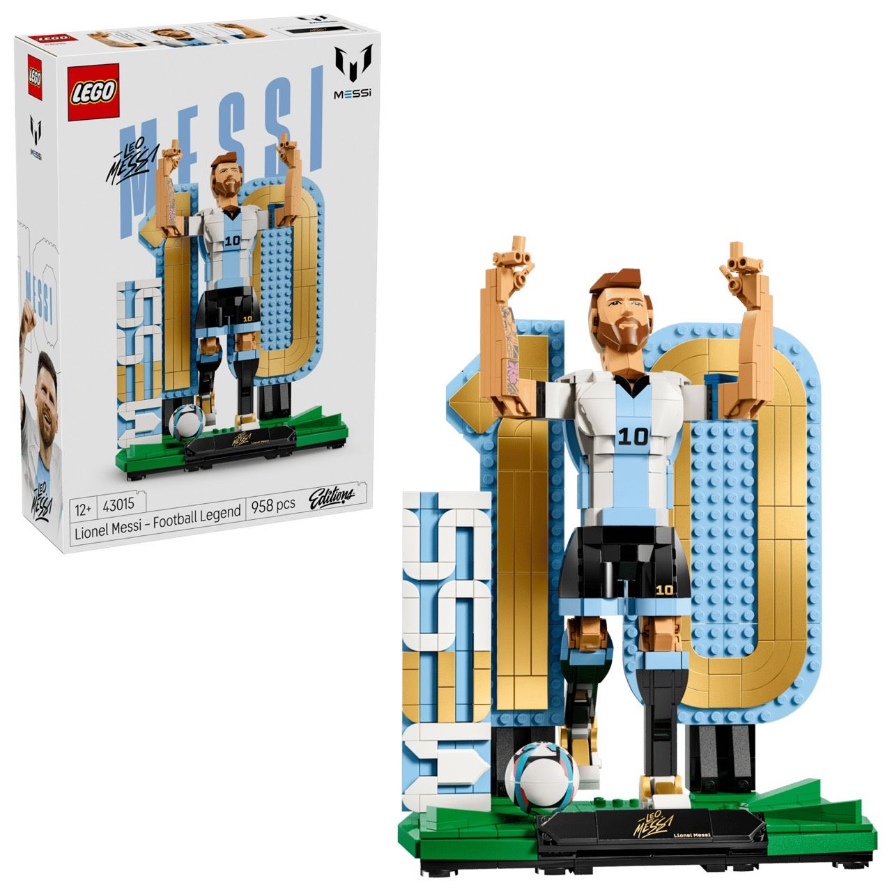 LEGO樂高積木/ Edition/ 43015/ Lionel Messi/ 足壇傳奇