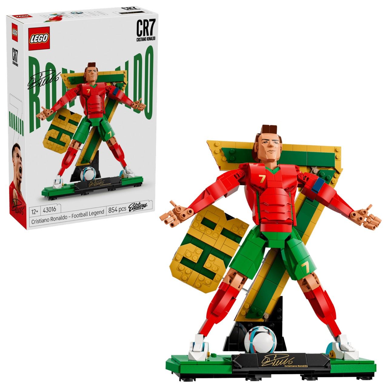 LEGO樂高積木/ Edition/ 43016/ Cristiano Ronaldo/ 足壇傳奇