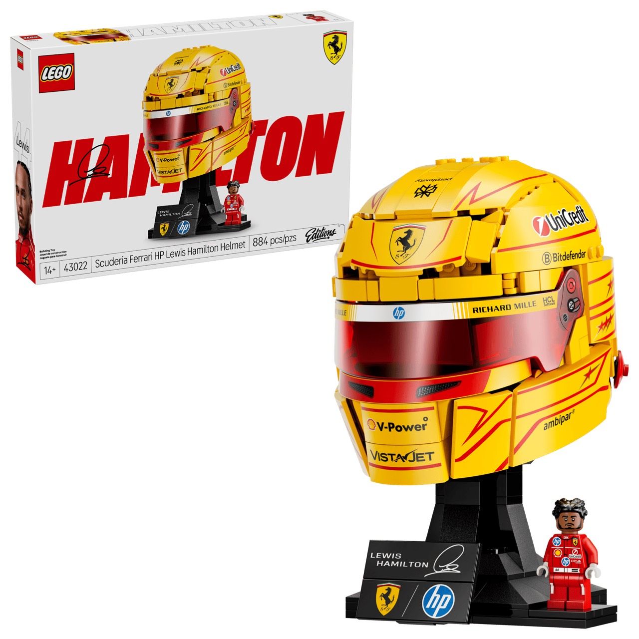 LEGO樂高積木/ Edition/ 43022/ Sports/ 路易斯．漢米爾頓頭盔