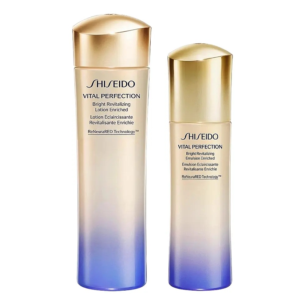 SHISEIDO 資生堂 激抗痕亮采緊緻水乳組 150ml+100ml/平行輸入/ 豐潤版