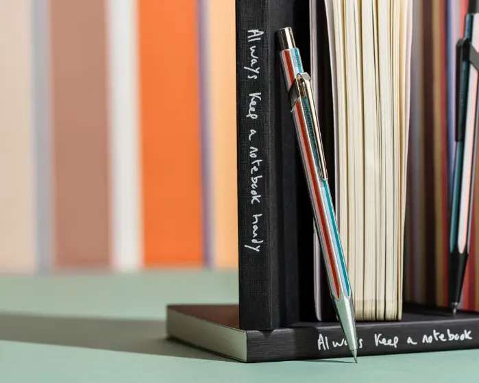 CARAN D'ACHE 849 Paul Smith自動鉛筆/ 條紋銀/ 0.5mm/ ED.5