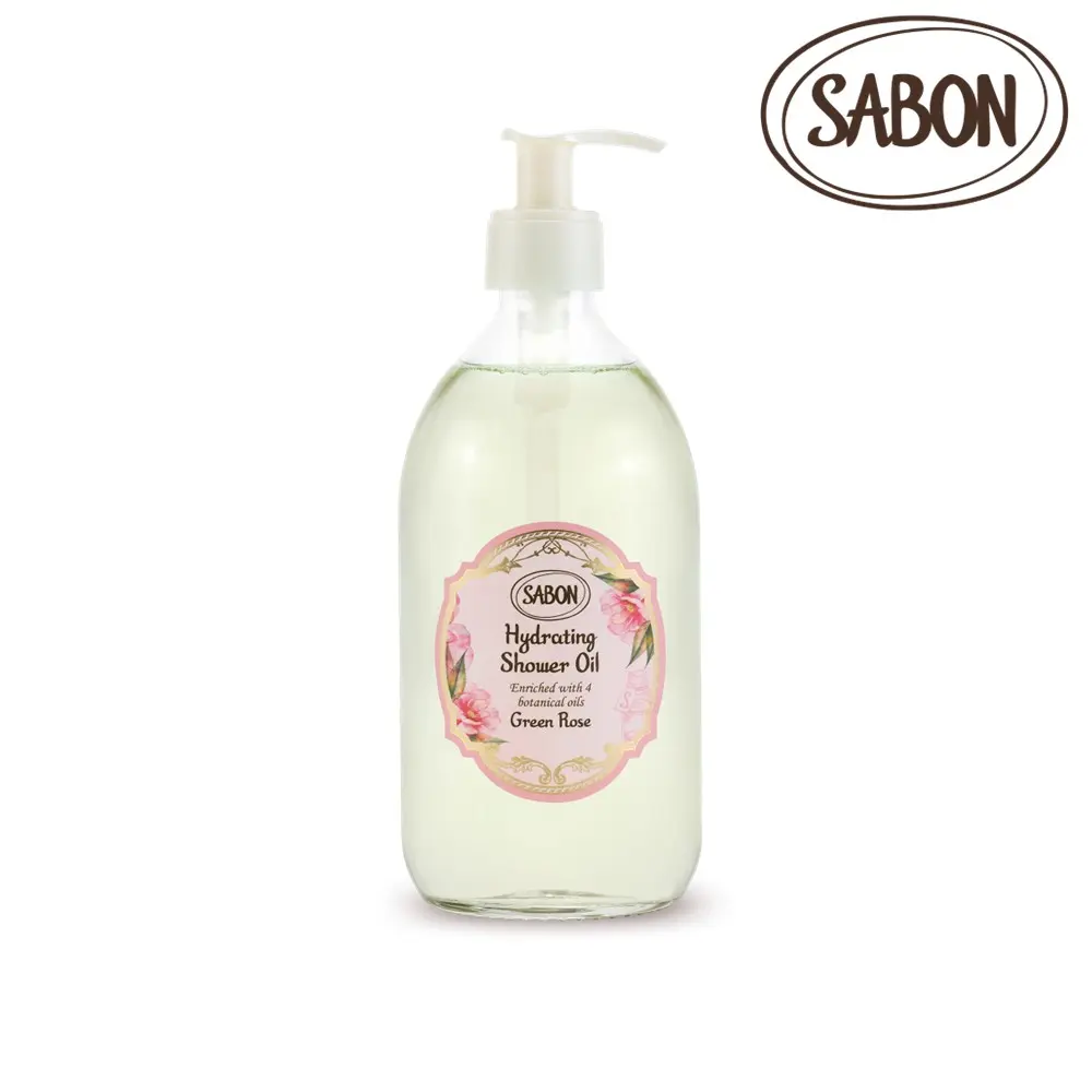 SABON 輕潤沐浴油/ 綠玫瑰/ 500ml