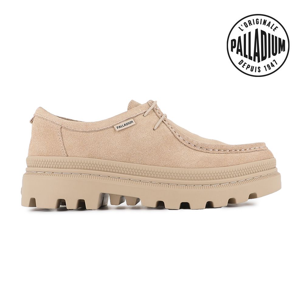 PALLADIUM PALLATROOPER LOAF S 麂皮復古橡膠大底樂福鞋/休閒鞋-男鞋/女鞋-沙色/ 9(27cm)