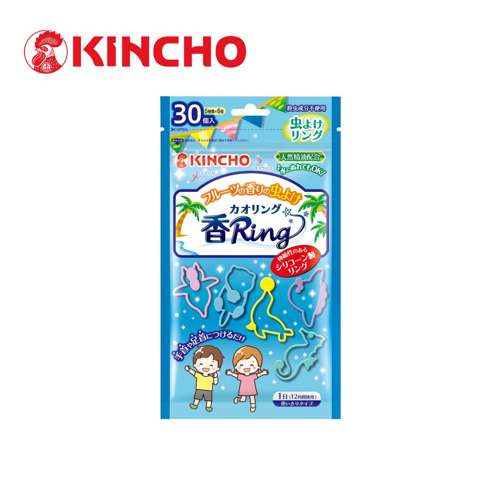 日本金鳥多造型驅蚊蟲環/ 30P入/ 果香