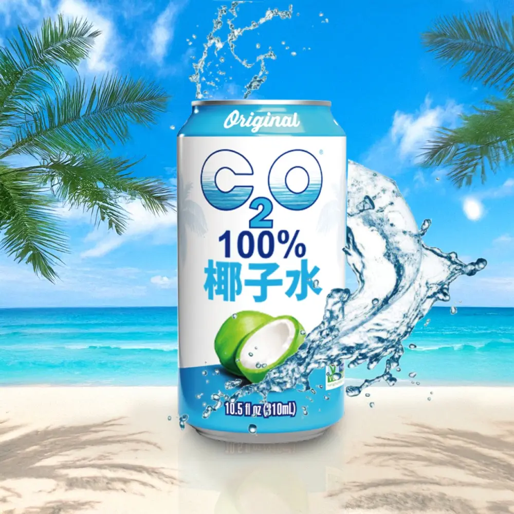 《C2O》椰子水(310ml/罐x6罐/入)x4入/箱