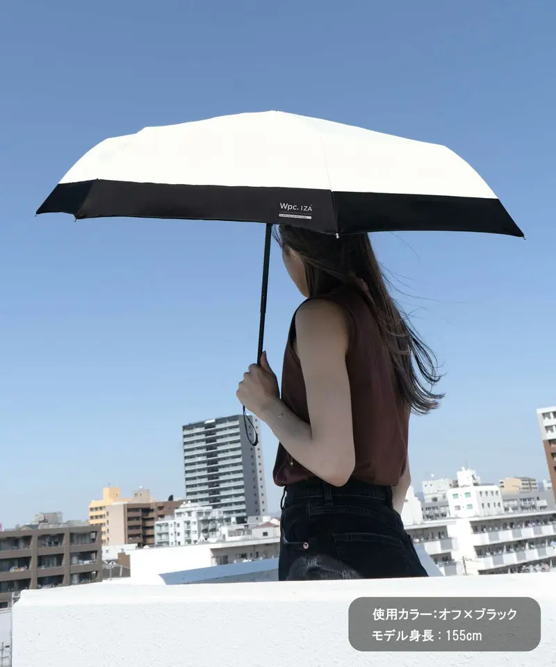 日本 Wpc. IZA 完全遮光UV100%抗風折傘/ Wind Resistance Off+Black