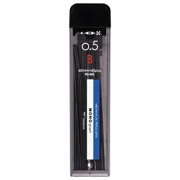 Tombow Mono Graph One 0.5自動筆芯/ B/ 標準