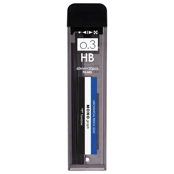 Tombow Mono Graph One 0.3自動筆芯/ HB/ 標準
