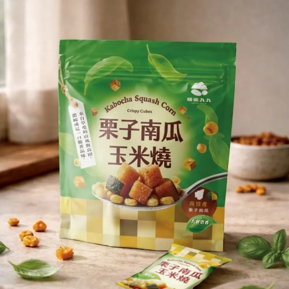 草屯鎮農會栗子南瓜玉米燒/ 九層塔香/ 105g