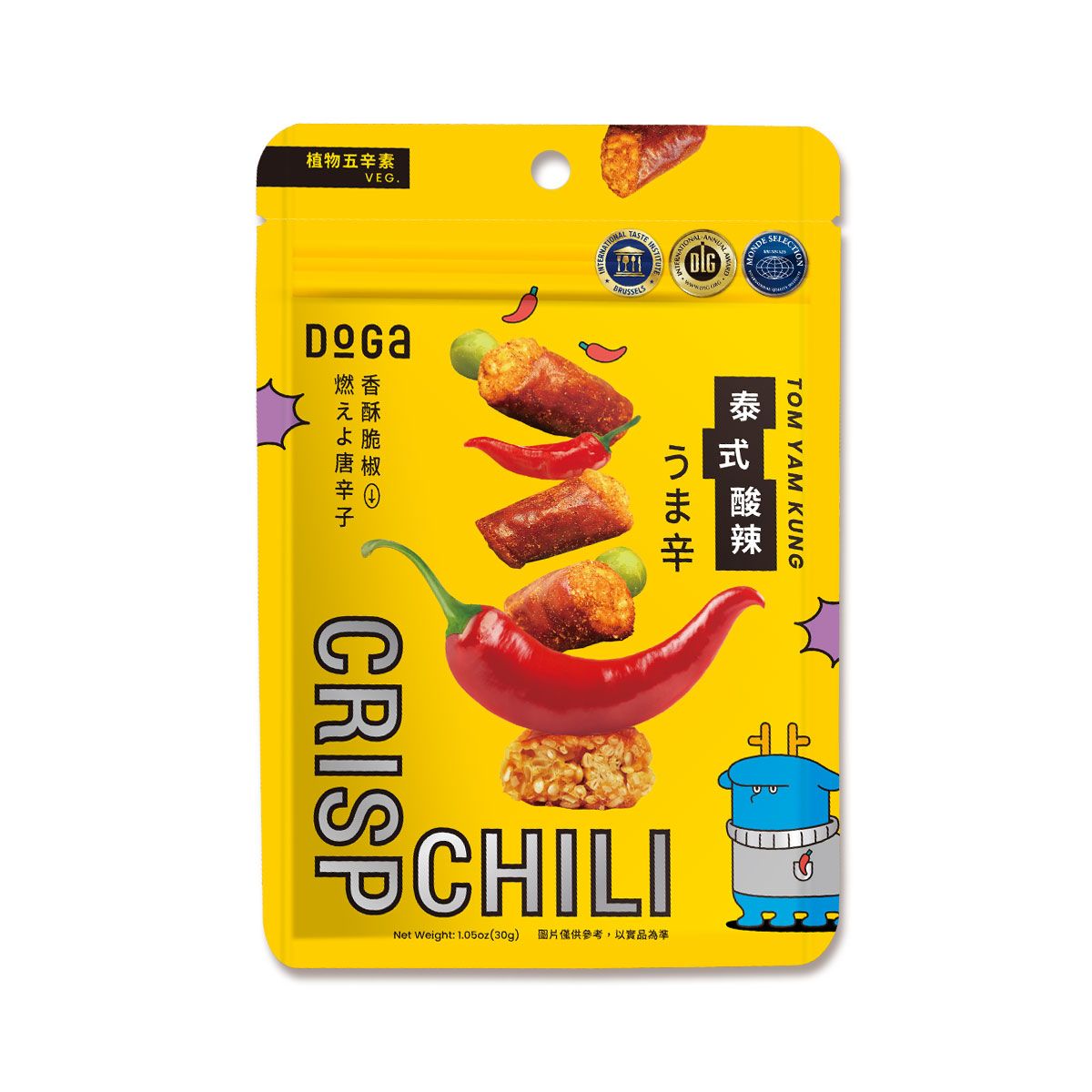 DoGa 2.0香酥脆椒/ 泰式酸辣/ 植物五辛素/ 獨享包