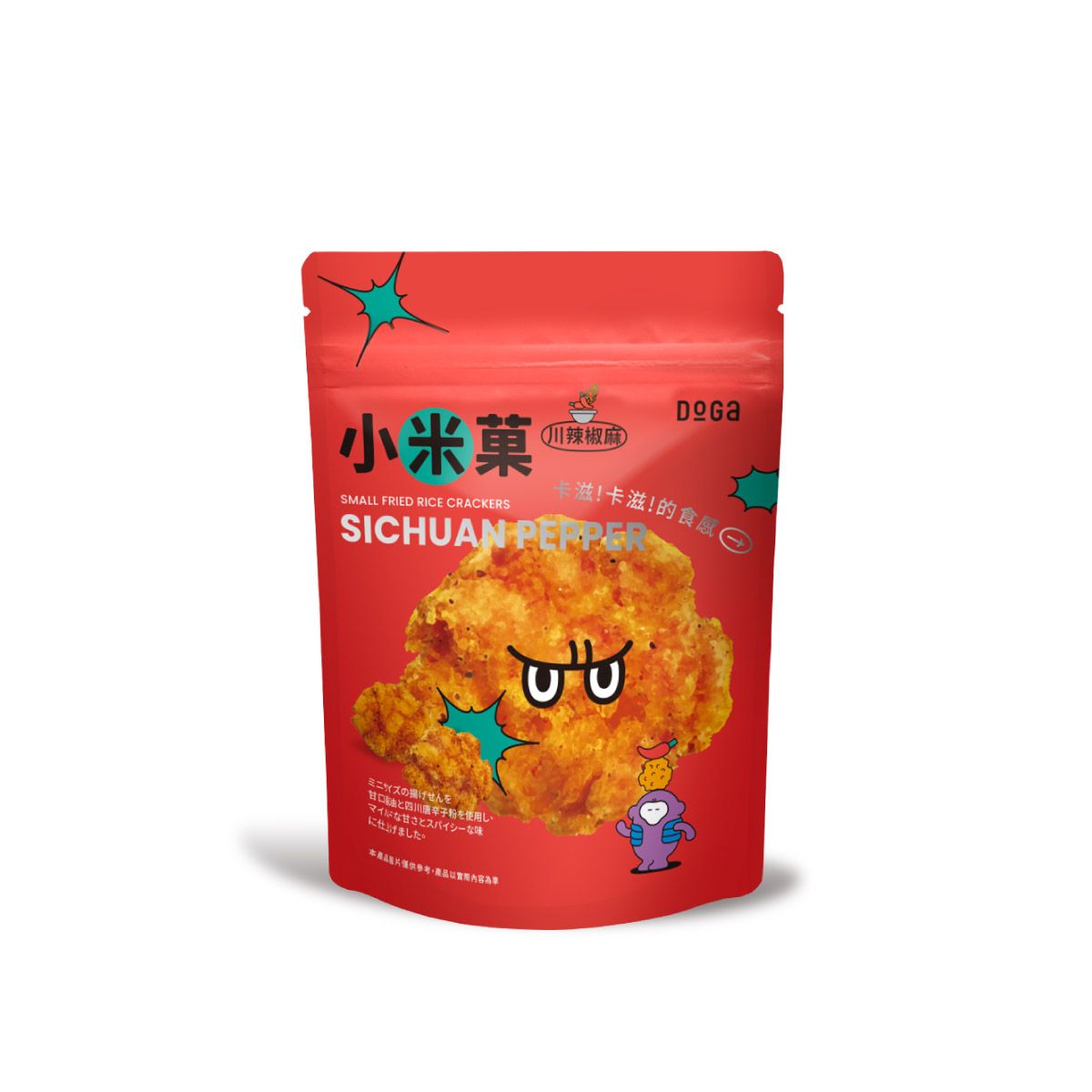 DoGa小米菓/ 川辣椒麻/ 植物五辛素
