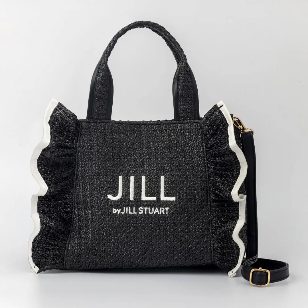 JILL by JILL STUART BOOK かごバッグ BLACK ver. (附編織肩提包BLACK ver.)