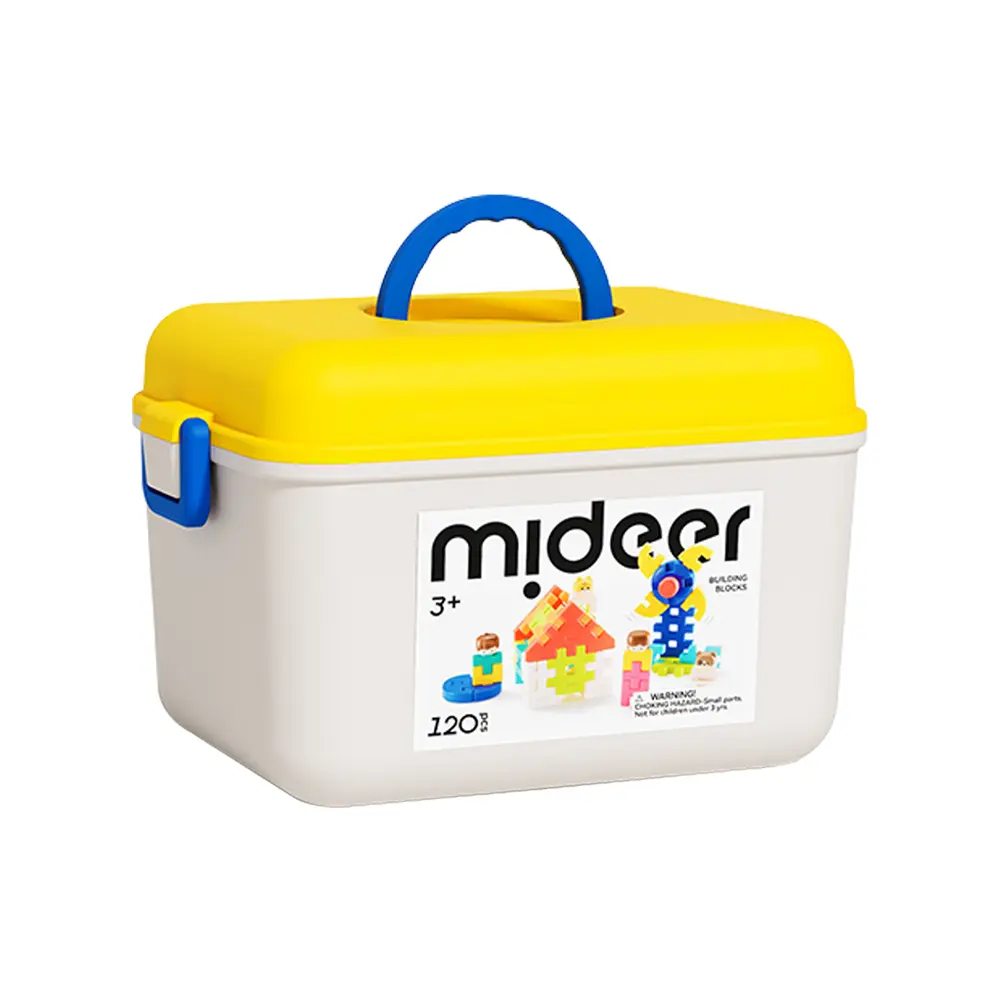 MiDeer 3D立體幾何積木遊戲組/ 120pcs