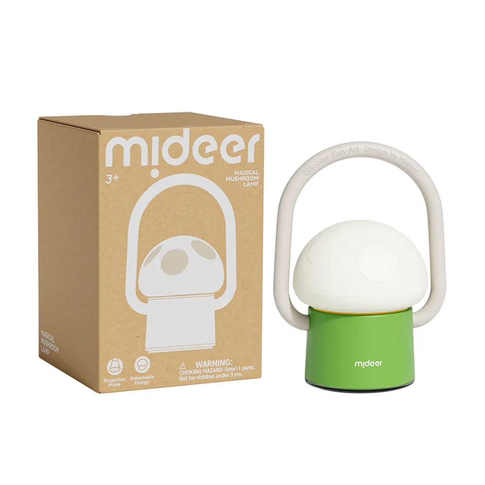 進入無盡光影冒險➤MiDeer充電式拍拍蘑菇燈
