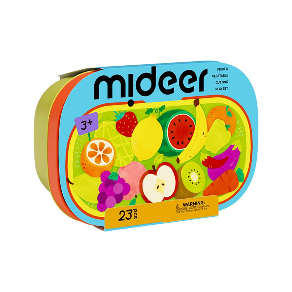 MiDeer蔬果切切樂遊戲水果籃套組/ 23pcs