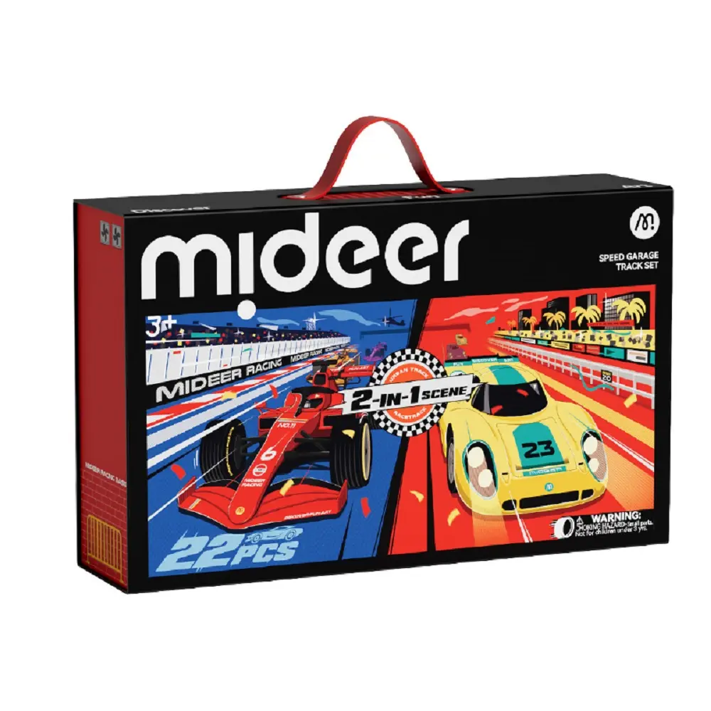 MiDeer百變競速賽車場景軌道遊戲組/ 22台