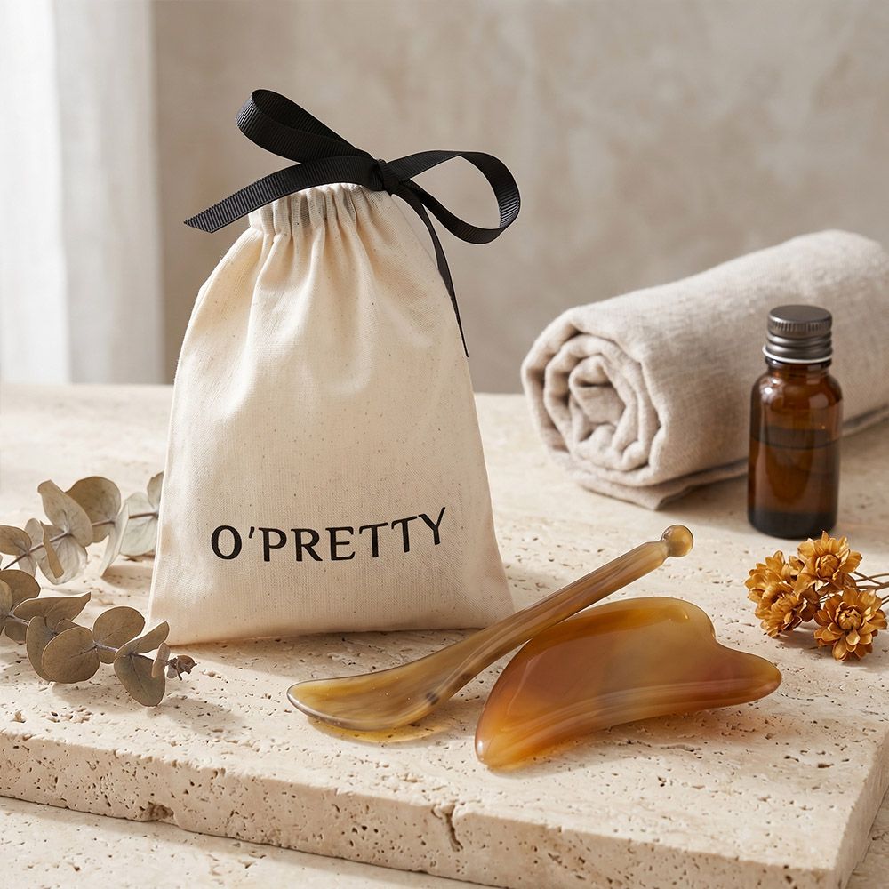 O'Pretty 歐沛媞 天然牛角撥筋棒刮痧板-公司貨
