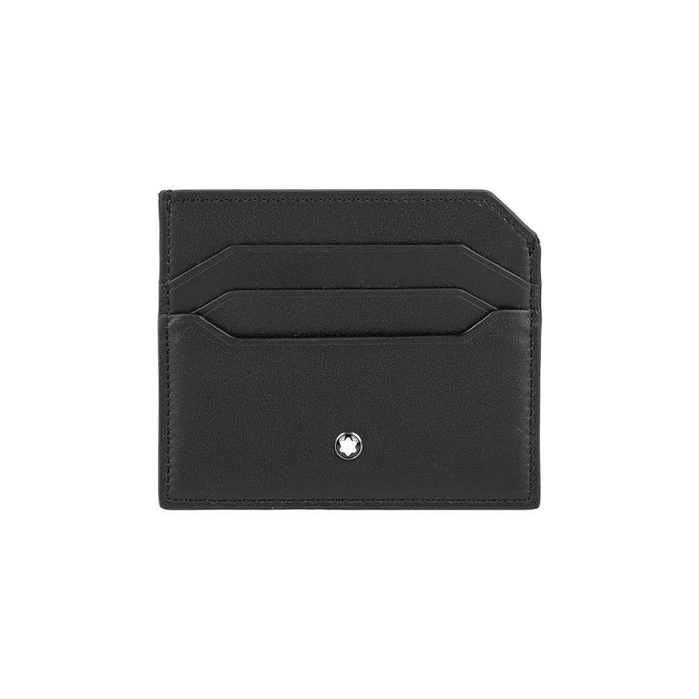 【MONT BLANC】Meisterstuck Soft 系列小牛皮6卡名片夾/卡片夾(黑色)/ 平行輸入