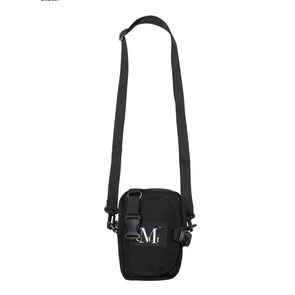 韓國 MUCENT CAMPER 2 WAY CARABINER MINI BAG 登山扣兩用迷你斜背包 黑色Black