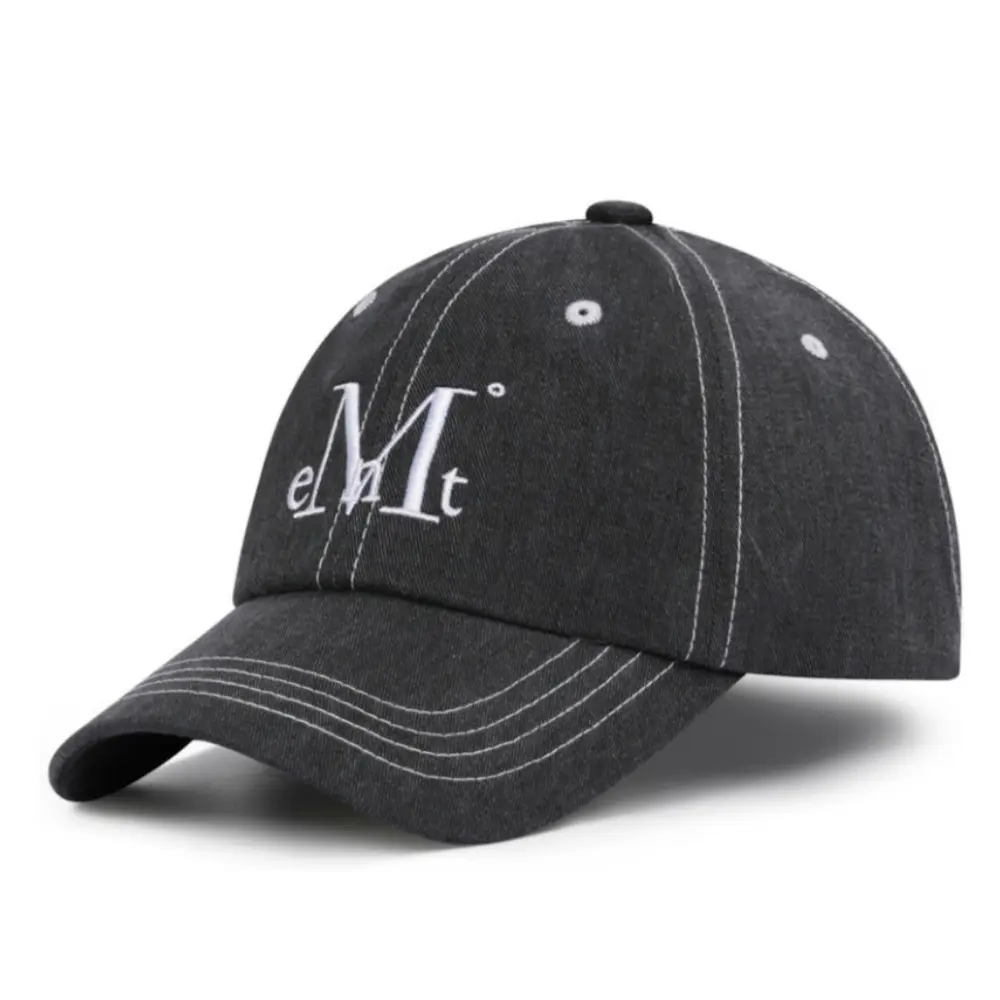 韓國 MUCENT SIGNATURE BALL CAP 經典素色百搭棒球帽 縫線灰色StitchGray