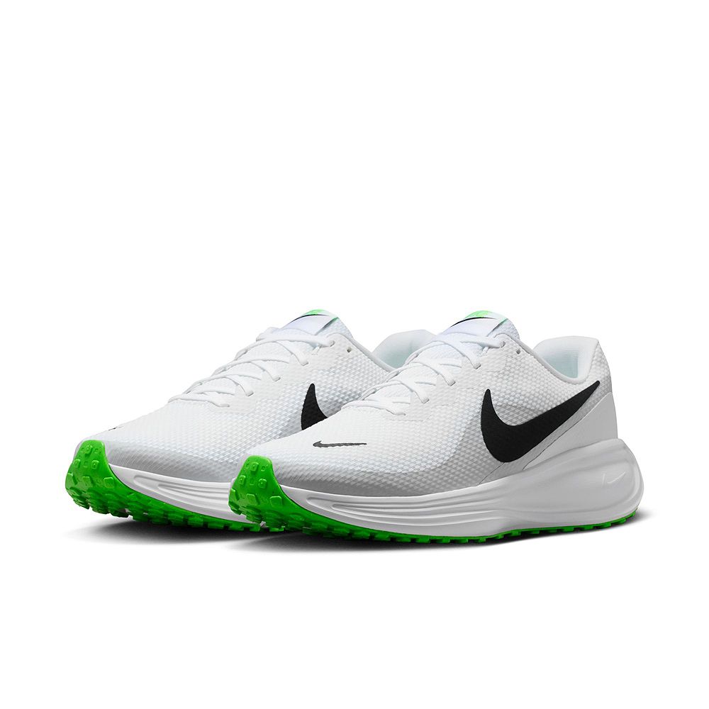 【NIKE】REVOLUTION 8 白綠 慢跑鞋/男鞋/運動鞋/緩震/-HJ9198-105/ US9.5/27.5CM