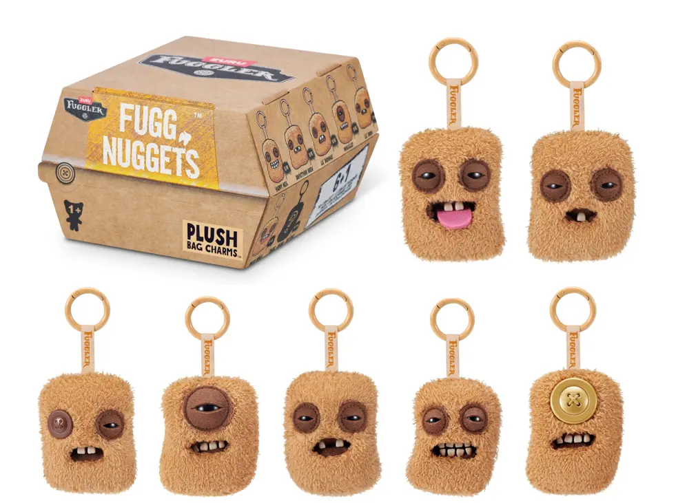 FUGGLER牙齒怪/ 煩人雞塊掛飾/ 隨機出貨