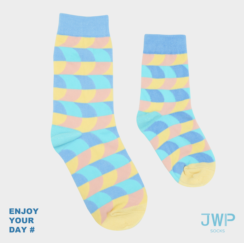 JWP socks中筒襪/ 糖果王國/ 成人款