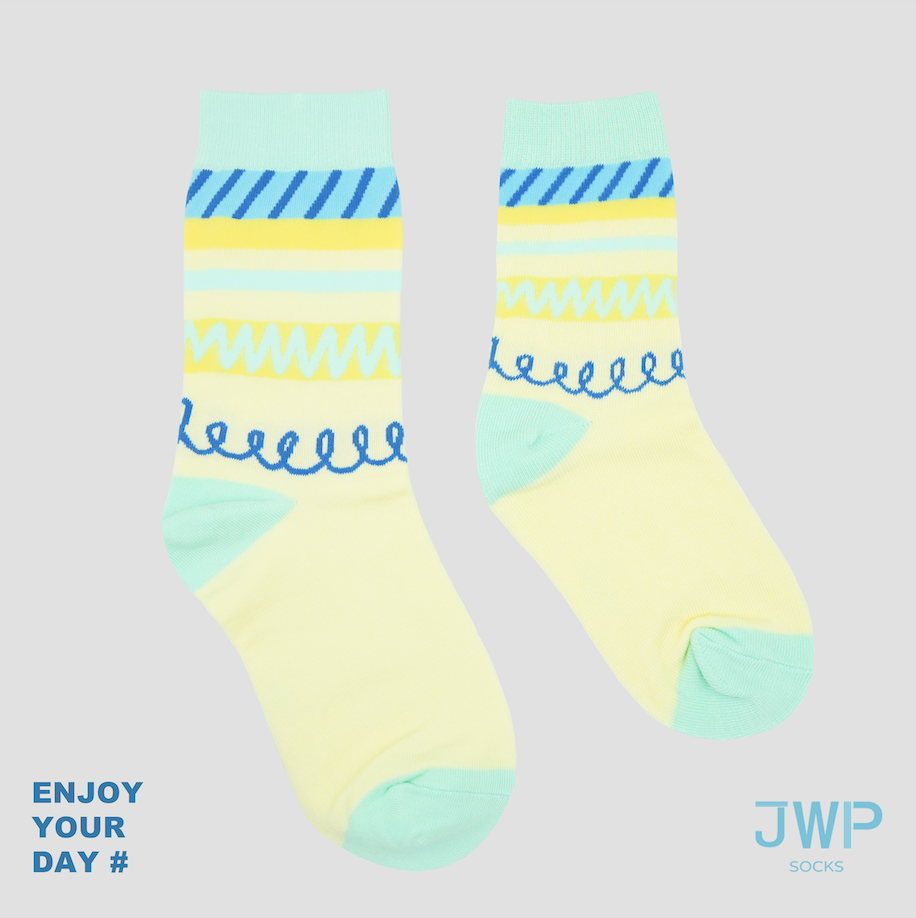 JWP socks中筒襪/ 童趣回憶/ 成人款