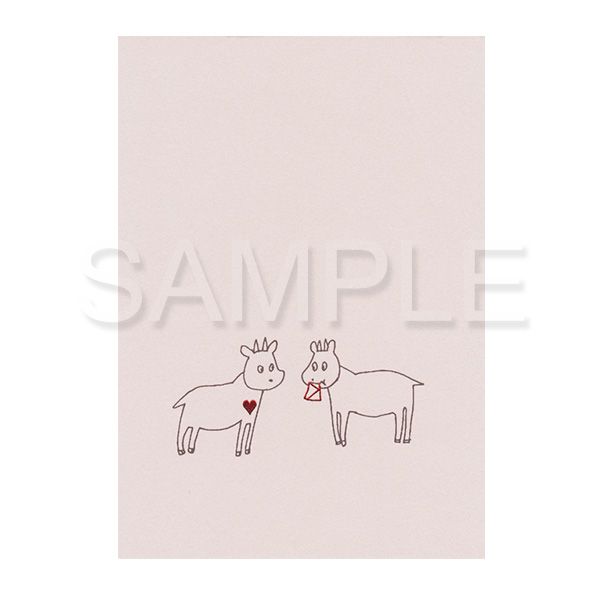【誠品獨家】日本 7 days cards 明信片/ 兩隻牛