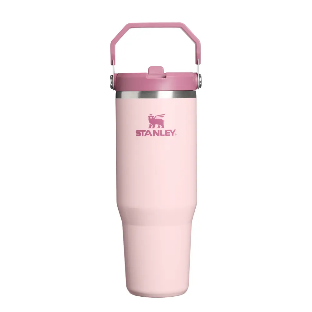 STANLEY經典系列IceFlow手提吸管杯2.0/ 0.88L/ 牛仔粉帽