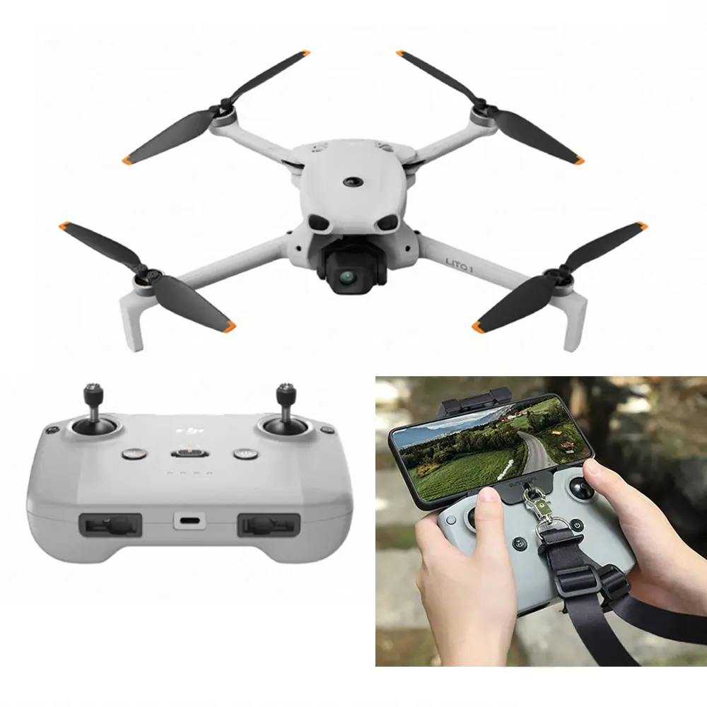 DJI LITO 1 暢飛套裝 (DJI RC-N3) 空拍機 + 2年Care保險 + 256G卡 + 掛扣支架 + 停機坪 公司貨