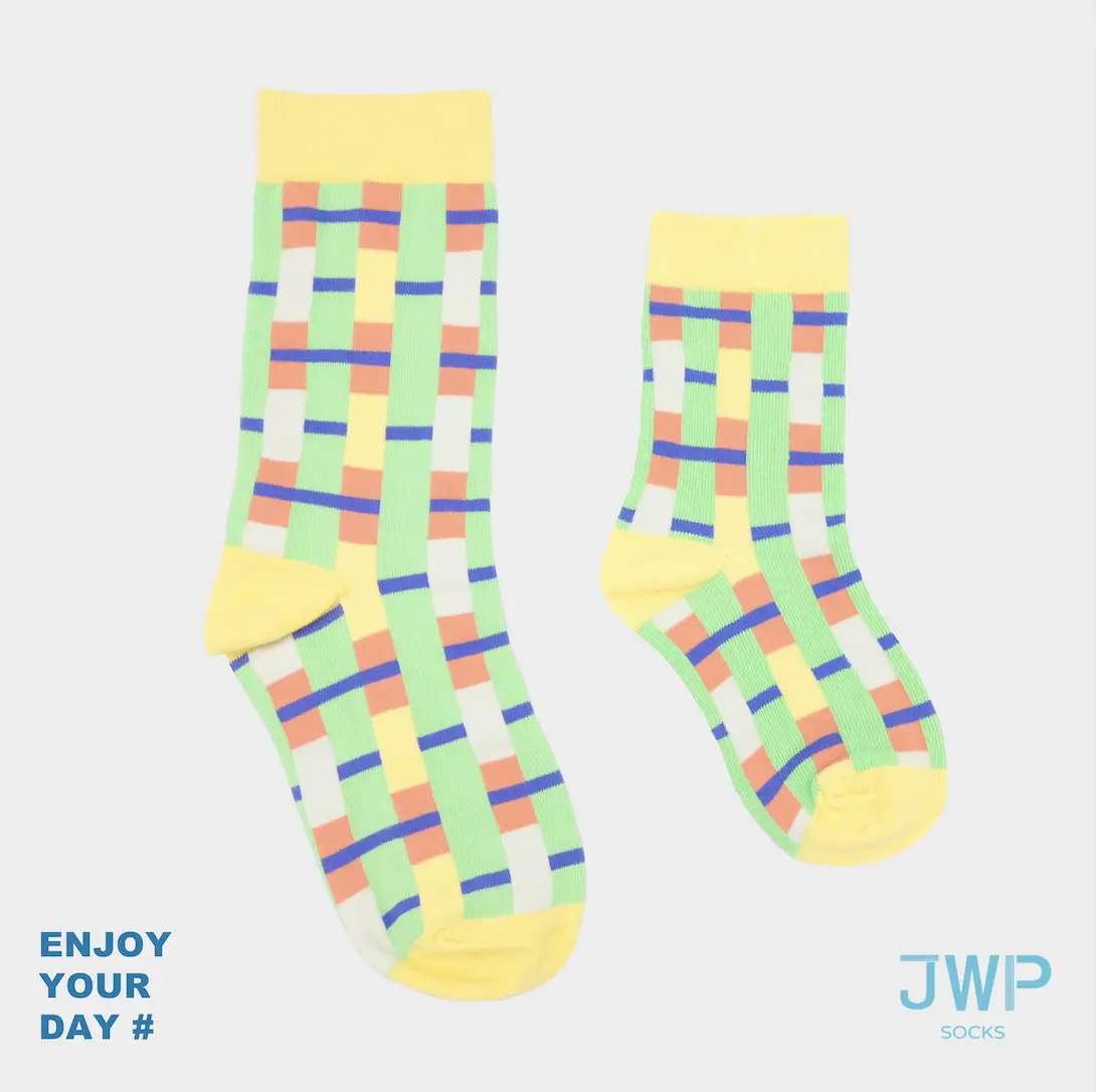 JWP socks中筒襪/ 哈密瓜聖代/ 成人款