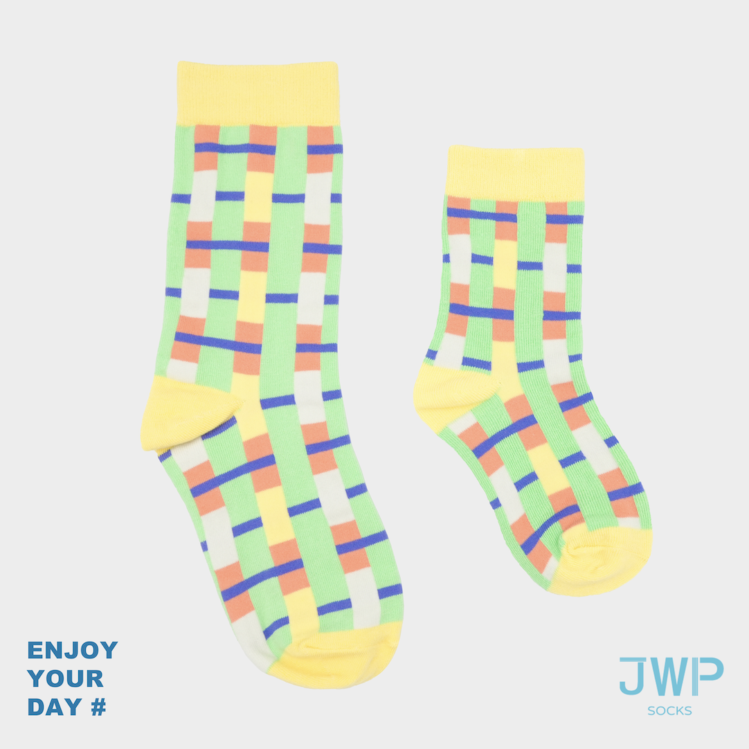 JWP socks中筒襪/ 哈密瓜聖代/ 兒童款