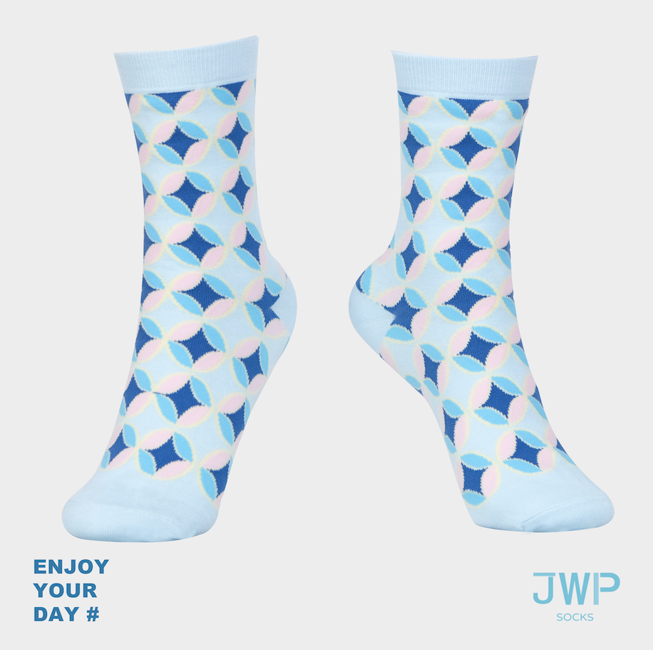 JWP socks中筒襪/ 凡高星際/ 成人款