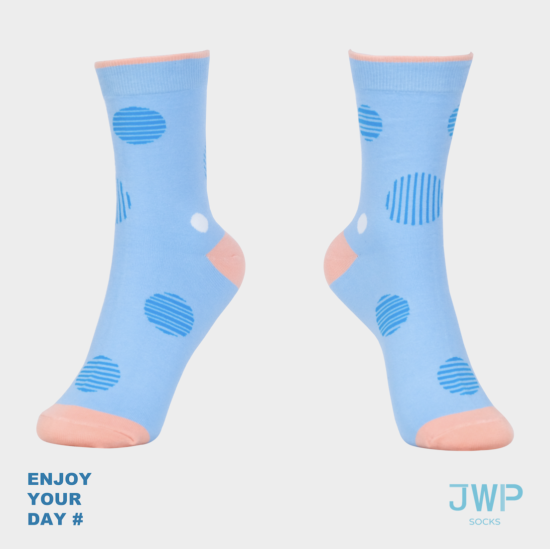 JWP socks中筒襪/ 海洋泡泡/ 成人款