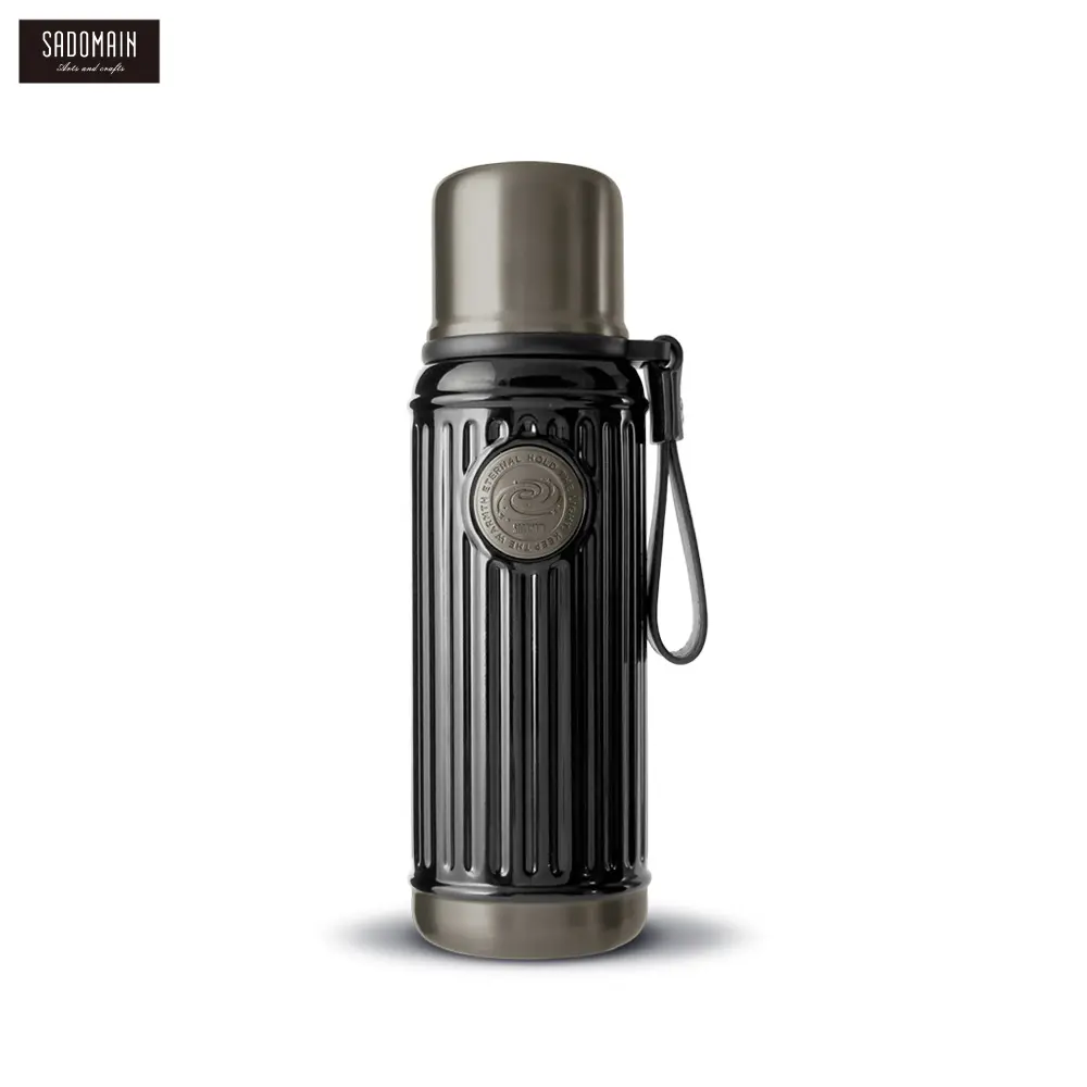 【仙德曼SADOMAIN】星曜極度保溫瓶 600ml/ 黑