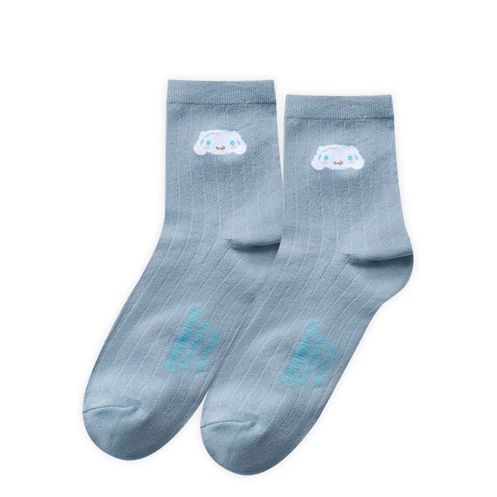 【ONEDER旺達棉品】/ 三麗鷗 史奴比 大耳狗涼感中筒襪/ 大耳狗-01/ 22-26