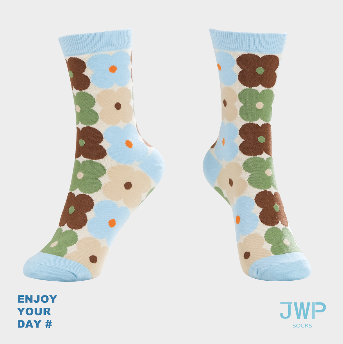 JWP socks中筒襪/ 採花日記/ 成人款