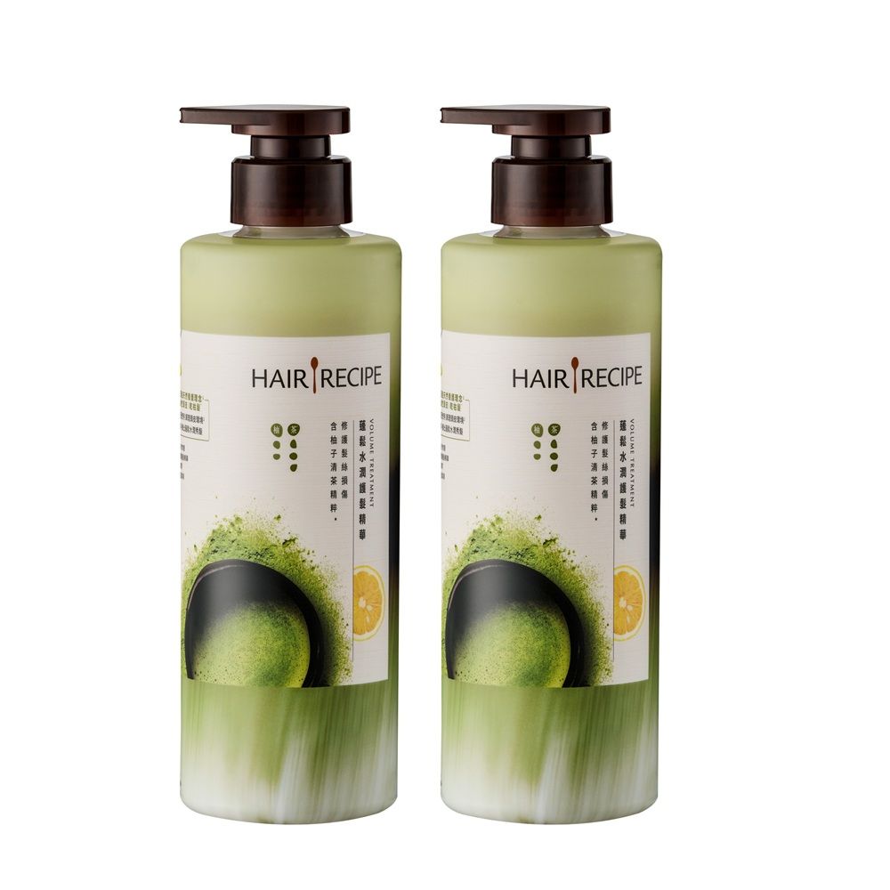 【HAIR RECIPE髮的食譜】 新版洗髮露/潤髮乳 510ml 兩入組任選/ 柚子清茶潤髮乳*2