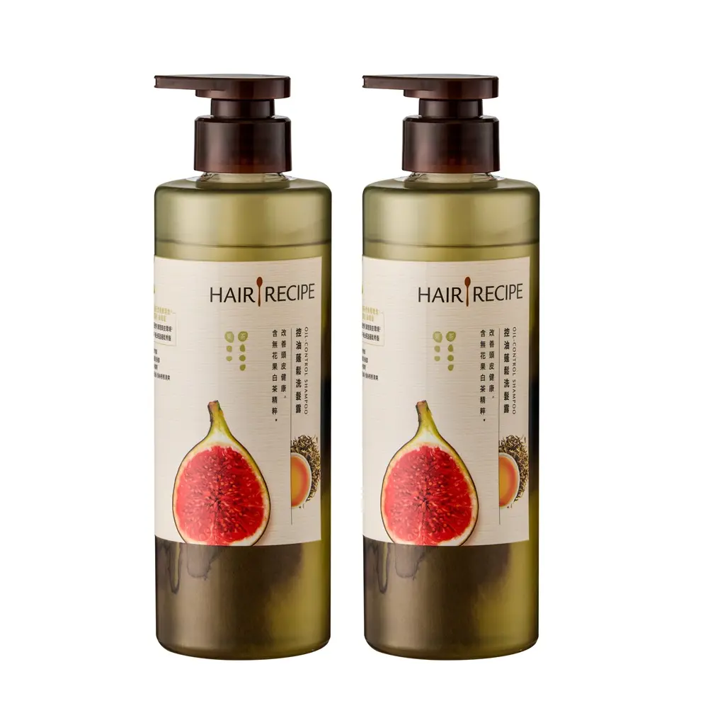 【HAIR RECIPE髮的食譜】 新版洗髮露/潤髮乳 510ml 兩入組任選/ 無花果白茶洗髮露*2