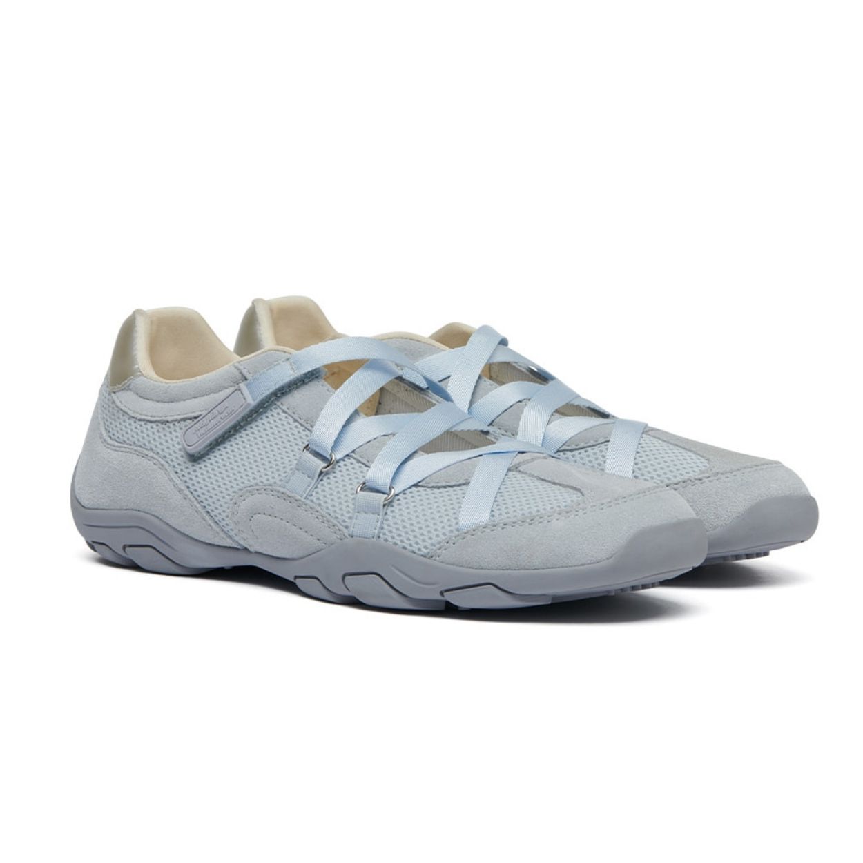 韓國 Rockfish Weatherwear ZANE X-STRAP SNEAKERS V2 交叉織帶休閒鞋/ 天空藍 SKY BLUE/ 預購 23 cm