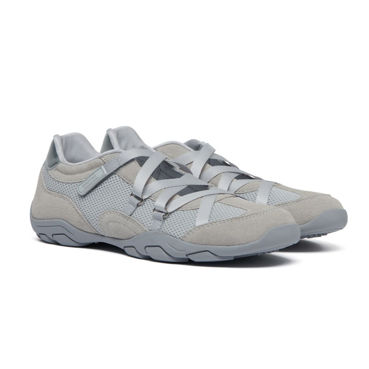 韓國 Rockfish Weatherwear ZANE X-STRAP SNEAKERS V2 交叉織帶休閒鞋/ 淺灰色 LIGHT GREY/ 預購 24 cm