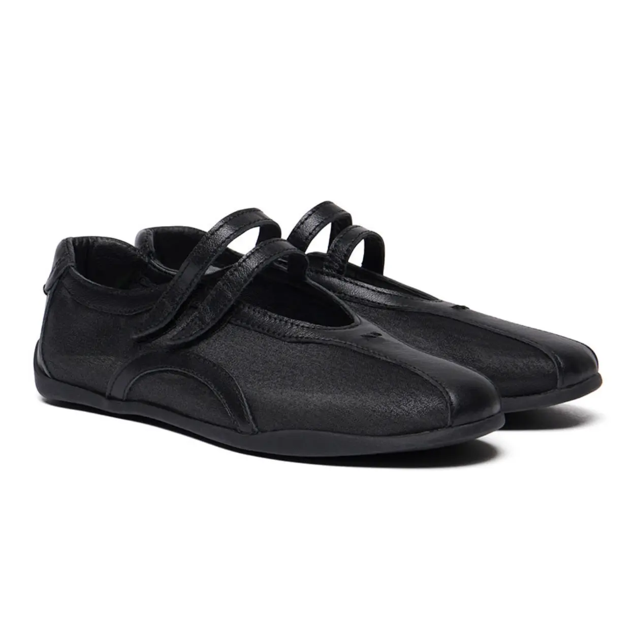 韓國 Rockfish Weatherwear TWIN SHEER MESH SNEAKERS 透膚網布休閒鞋/ 黑色 BLACK/ 預購 25.5 cm