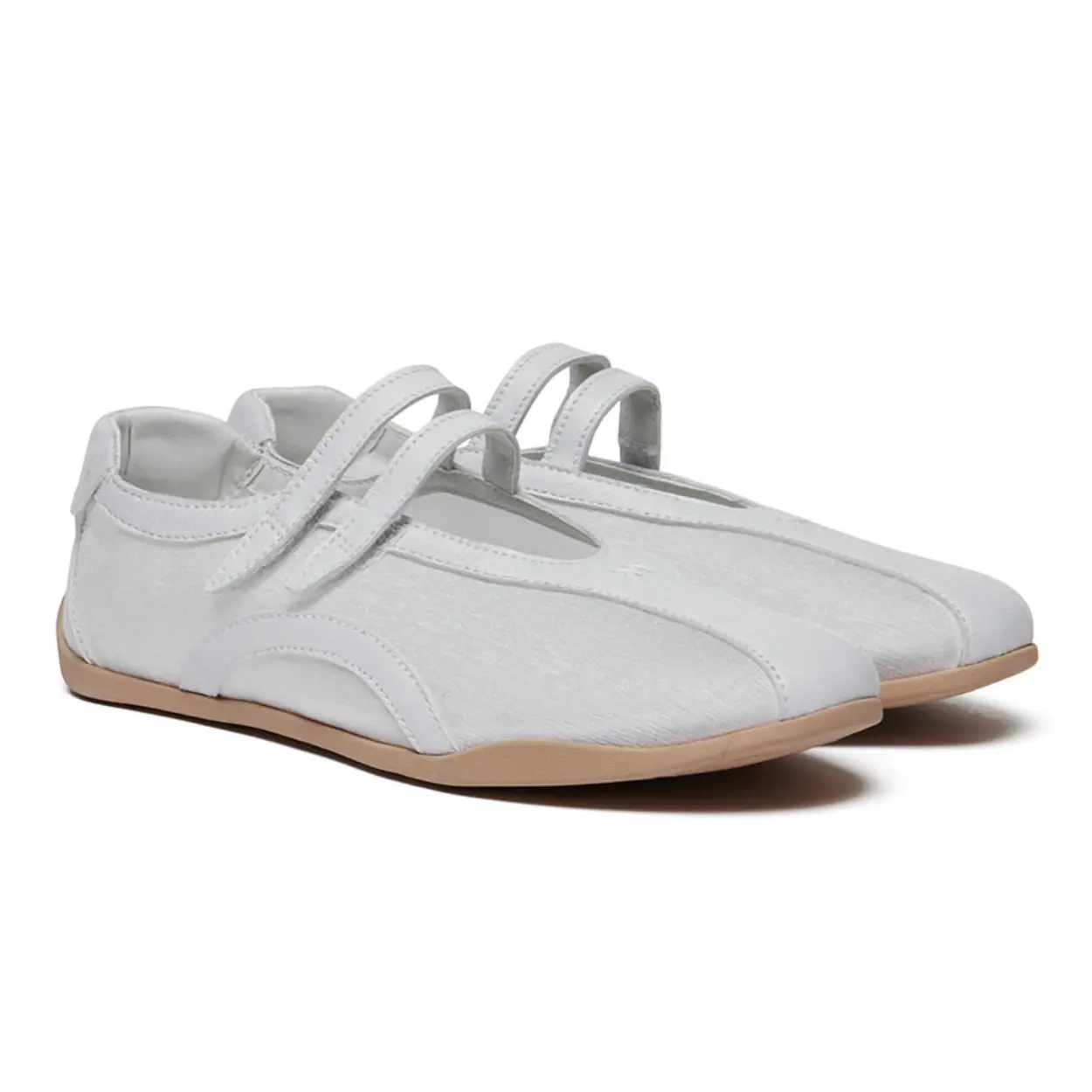 韓國 Rockfish Weatherwear TWIN SHEER MESH SNEAKERS 透膚網布休閒鞋/ 銀白色 SILVER WHITE/ 預購 23 cm