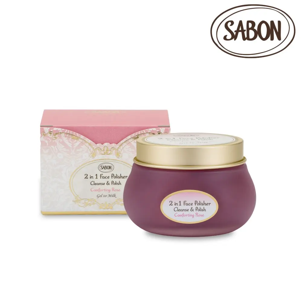 SABON二合一臉部磨砂膏/ 珍萃玫瑰/ 125ml