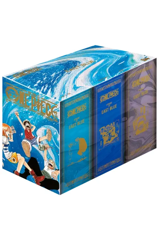 【收藏推坑兩相宜】ONE PIECE紀念書盒版 1-12 (12冊合售附首刷限定收藏卡、畫板)