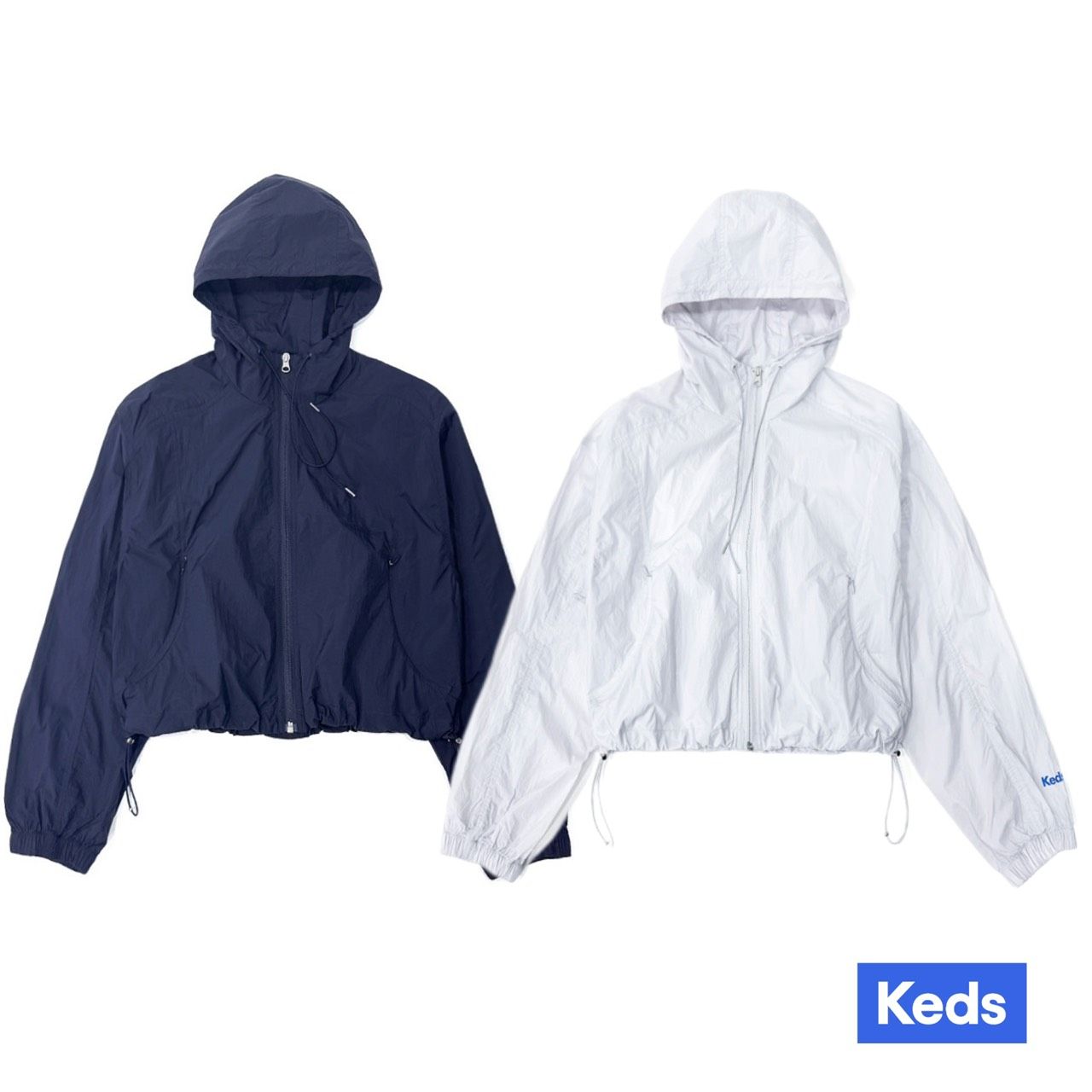 Keds Lightweight UV Jacket 輕薄抗UV防潑水外套K25CWO003-LGY/DBL/ 淺灰色/ L