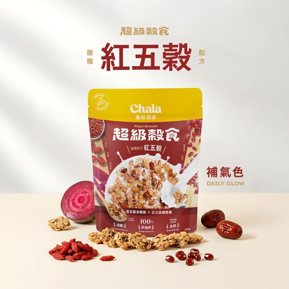 The Chala蕎拉燕麥超級穀食/ 膳糧配方/ 紅五穀/ 280g